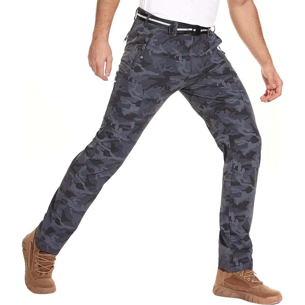 NATUVENIX Hiking Pants Men Lightweight Mens Travel Pants Stretchy Work Pants for Men Quick Dry Fishing Pants for Men Outdoor