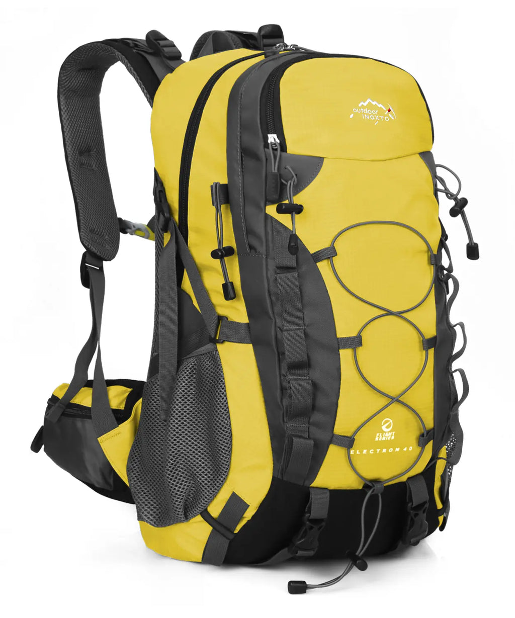 INOXTO Lightweight Hiking Backpack, 35L/40L Hiking Daypack with Waterproof Rain Cover for Travel Camping Outdoor Men and Women.