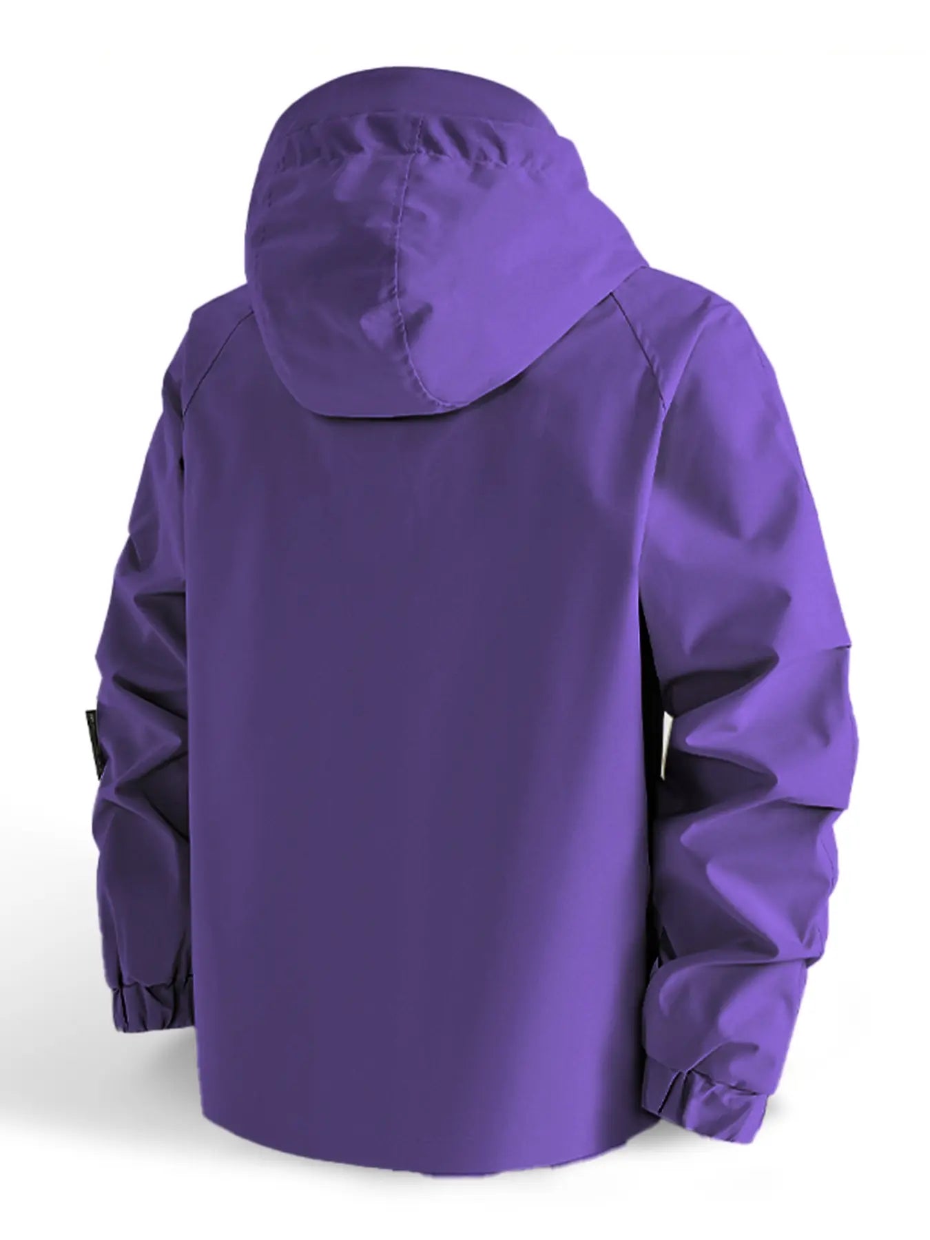 New Outdoor Hooded Couples' Mountain Climbing Jacket, Spring & Autumn Windproof Waterproof Breathable Stylish Plain Jacket, Outdoor Zipper Jacket