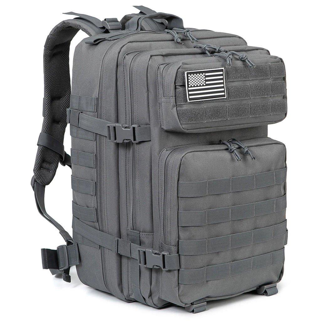 45L Tactical Backpack Molle for Survival Assault Pack CCW 3 Day Survival Bag Hiking Treeking Rucksack Heavy Duty Backpack