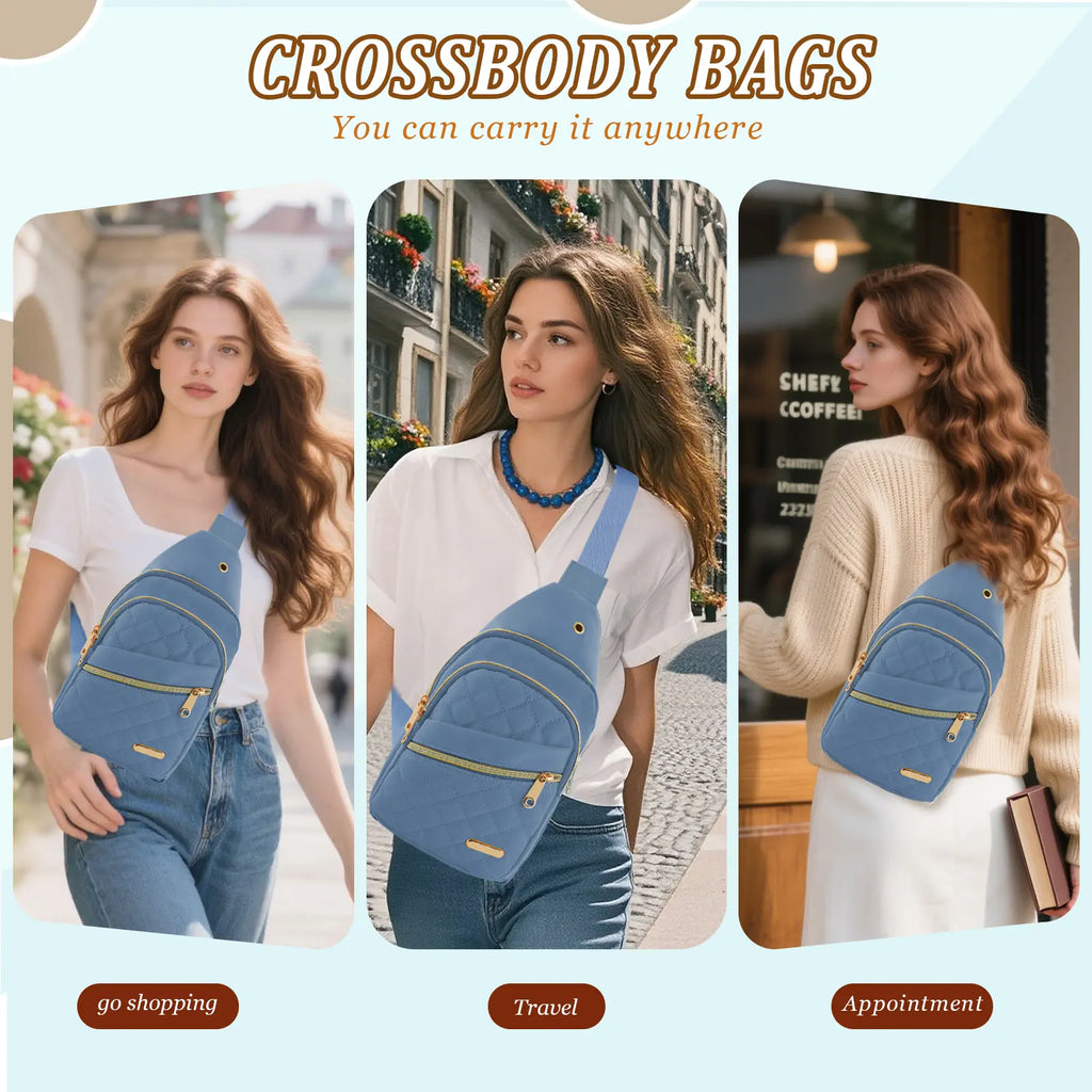 Small Sling Bakpack Crossbody Bags for Women Chest Bag Cross Body Bag Fanny Pack for Outdoors Hiking Traveling,Crossbody Small Sling Backpack Sling Bag for Women Men