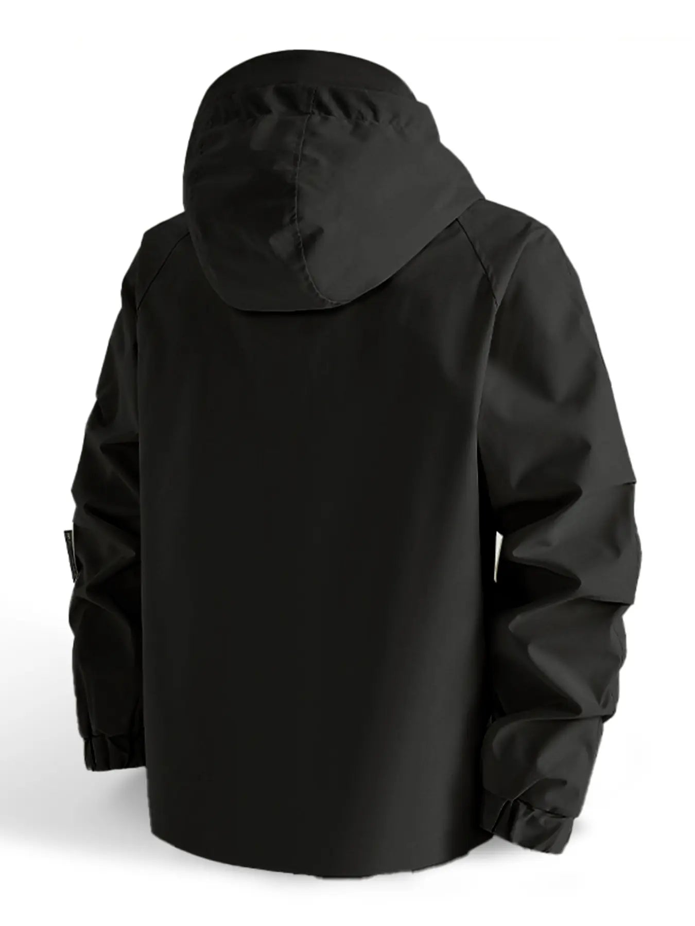 New Outdoor Hooded Couples' Mountain Climbing Jacket, Spring & Autumn Windproof Waterproof Breathable Stylish Plain Jacket, Outdoor Zipper Jacket