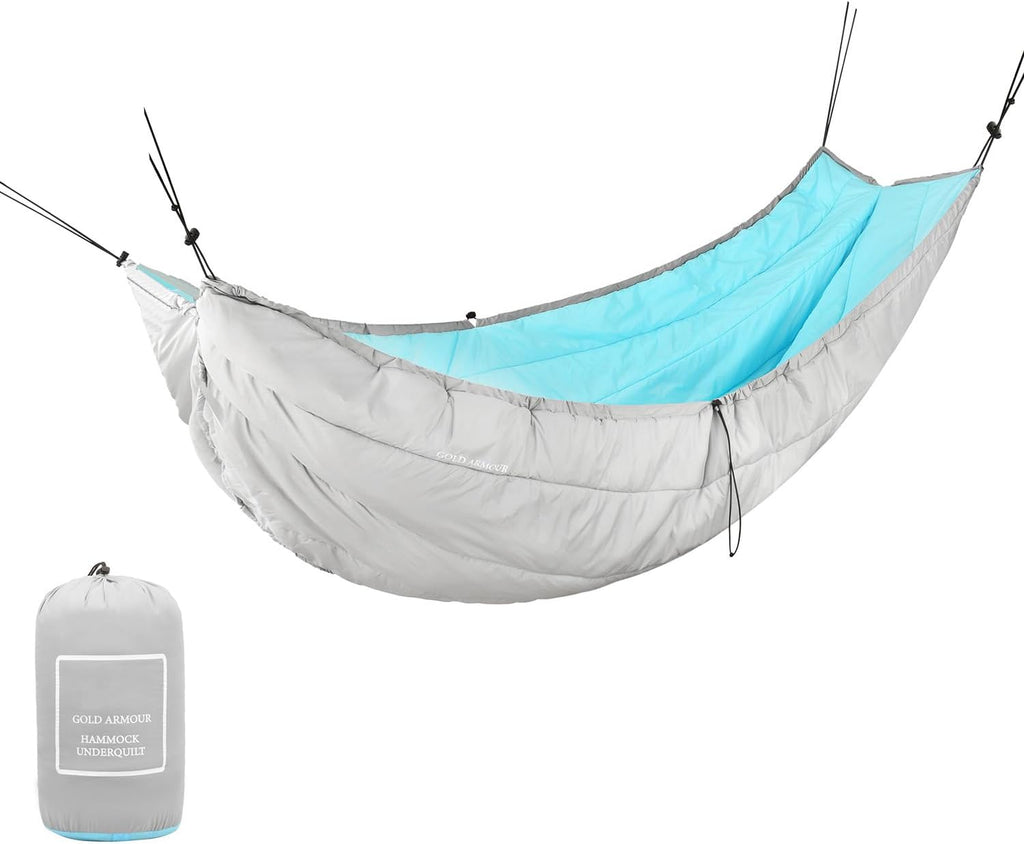 Camping Hammock - Portable Hammock Single Hammock Camping Accessories Gear for Outdoor Indoor Adult Kids, USA Based Brand (Black)