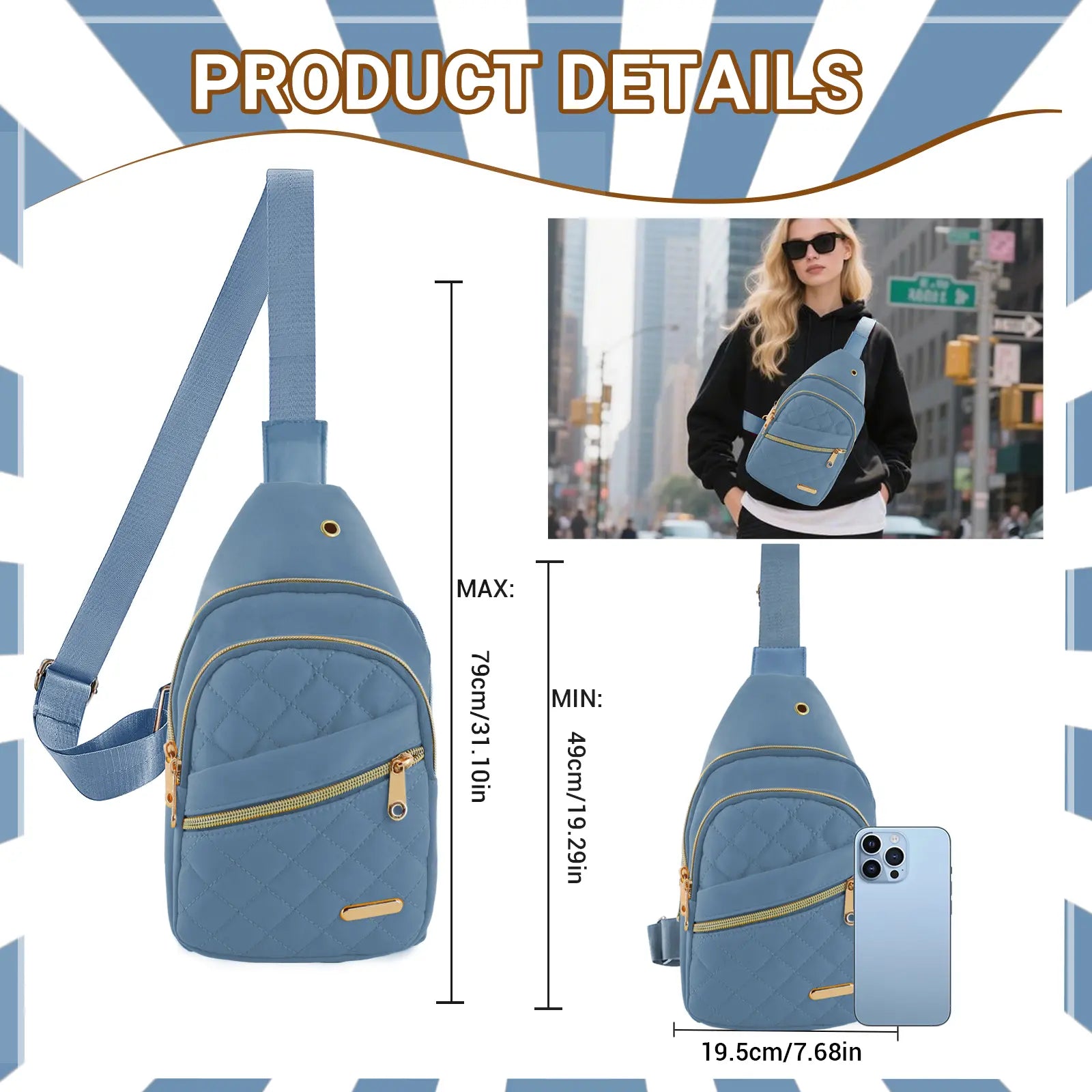 Small Sling Bakpack Crossbody Bags for Women Chest Bag Cross Body Bag Fanny Pack for Outdoors Hiking Traveling,Crossbody Small Sling Backpack Sling Bag for Women Men