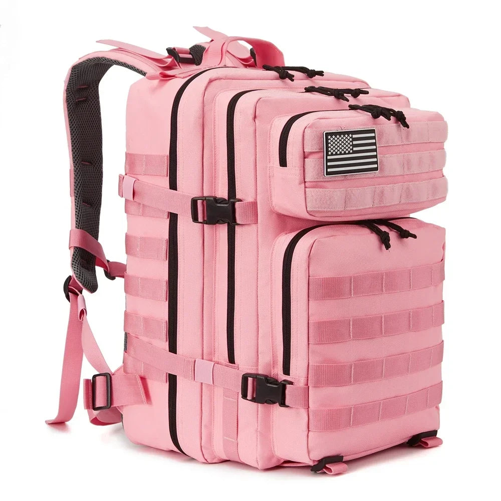 45L Tactical Backpack Molle for Survival Assault Pack CCW 3 Day Survival Bag Hiking Treeking Rucksack Heavy Duty Backpack