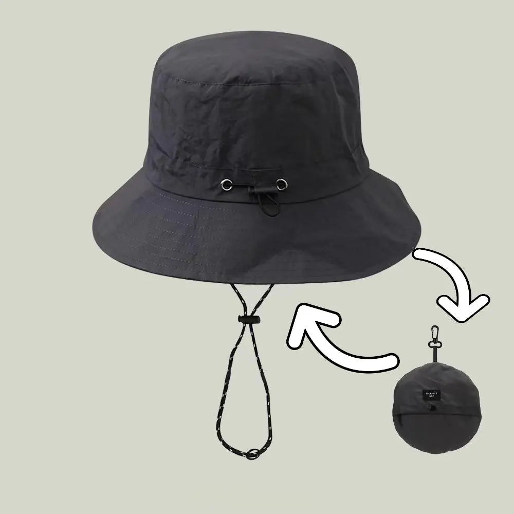 Outdoor Fisherman Hat, Quick Drying Outdoor Mountaineering Hat, Foldable Sunshade Hat for Outdoor