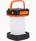 Mini Folding Solar Camping Lantern & Flashlight (USB Rechargeable, Collapsible, LED Light, Waterproof)