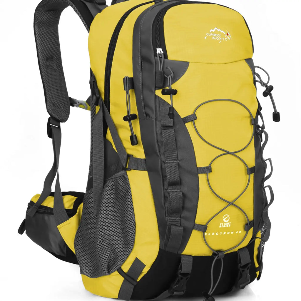 INOXTO Lightweight Hiking Backpack, 35L/40L Hiking Daypack with Waterproof Rain Cover for Travel Camping Outdoor Men and Women.