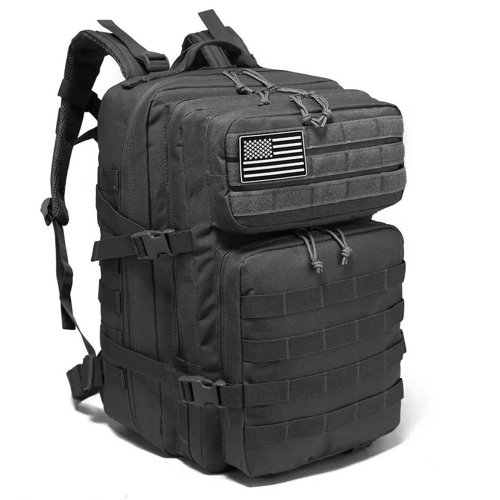 45L Military Tactical Backpack, Molle Army Assault Pack, 3 Day Bug Out Bag, Hiking Trekking Rucksack, Outdoor Travel Backpack