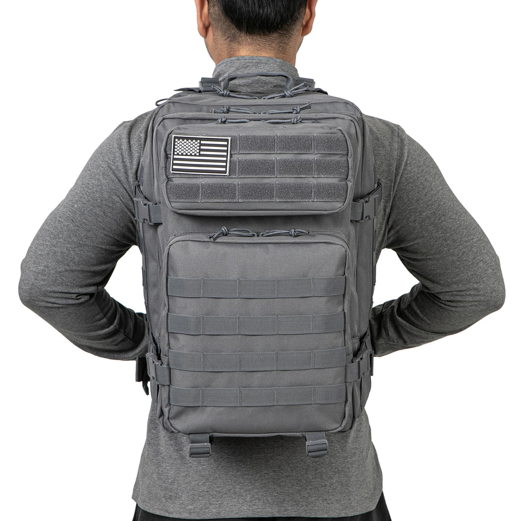 45L Tactical Backpack Molle for Survival Assault Pack CCW 3 Day Survival Bag Hiking Treeking Rucksack Heavy Duty Backpack