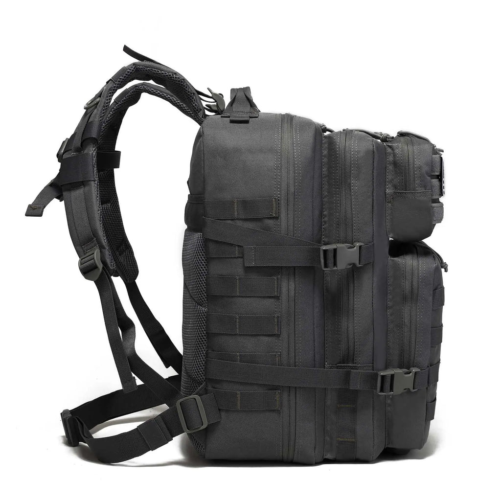 45L Military Tactical Backpack, Molle Army Assault Pack, 3 Day Bug Out Bag, Hiking Trekking Rucksack, Outdoor Travel Backpack