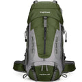 60L Hiking Camping Backpack with Rain Cover, Waterproof Large Capacity Outdoor Sport Travel Daypack Climbing Touring