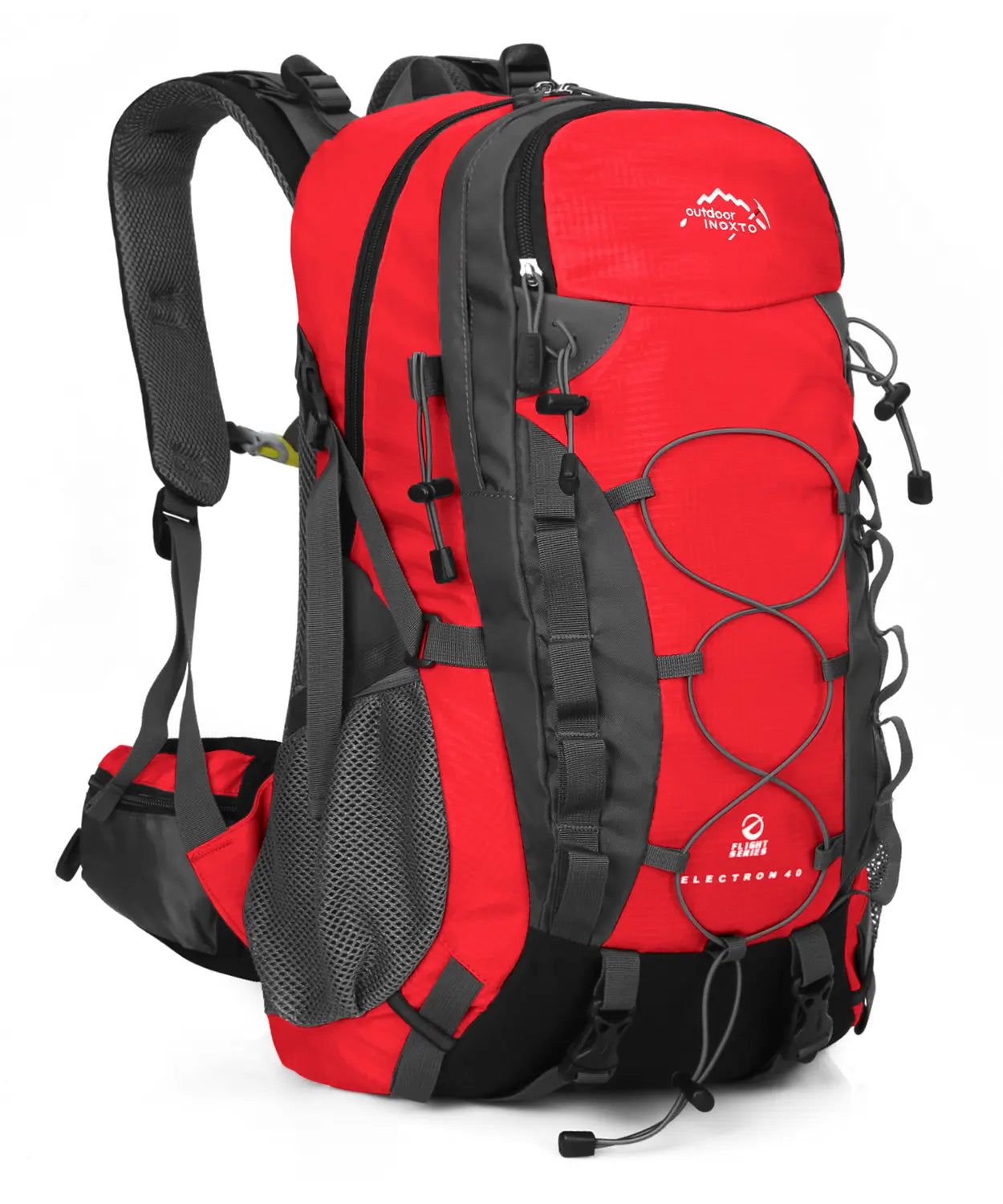 INOXTO Lightweight Hiking Backpack, 35L/40L Hiking Daypack with Waterproof Rain Cover for Travel Camping Outdoor Men and Women.
