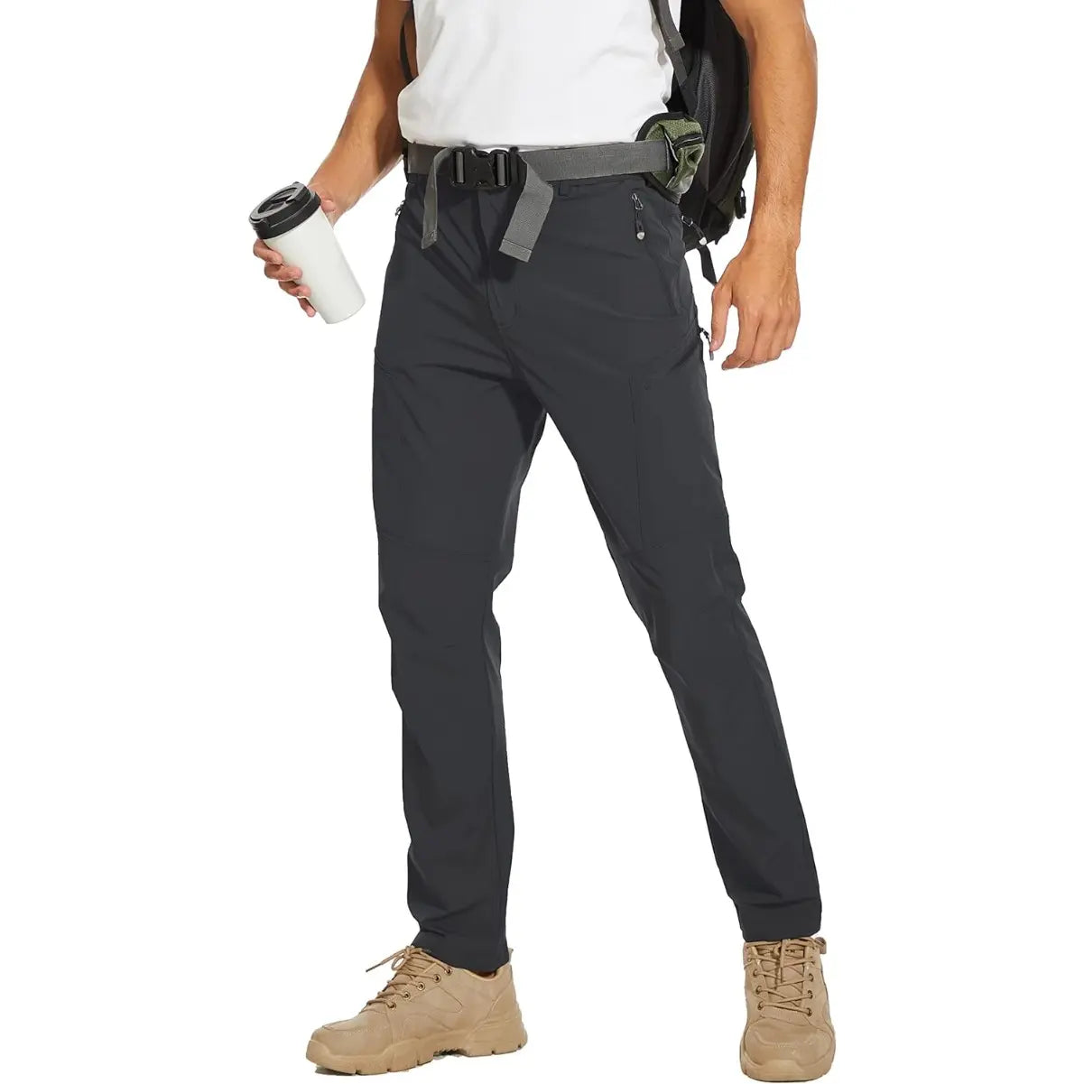 NATUVENIX Hiking Pants Men Lightweight Mens Travel Pants Stretchy Work Pants for Men Quick Dry Fishing Pants for Men Outdoor